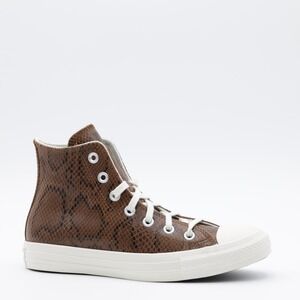 Converse Women's Chuck Taylor‎ All Star Snakeskin Print Shoes Black/Brown Size 8
